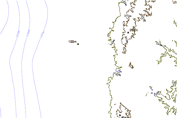 Shoreline around Sao Torpes