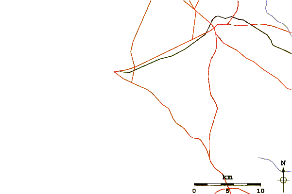 Roads and rivers around Sao Torpes
