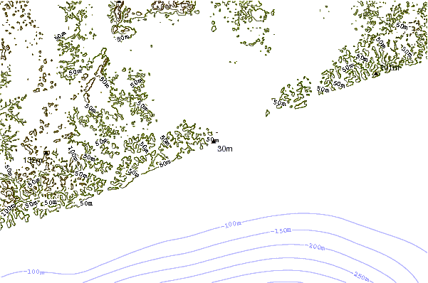 Shoreline around Sassandra
