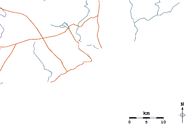 Roads and rivers around Sassandra