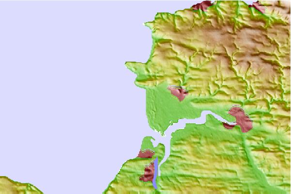 Surf spots located close to Saunton