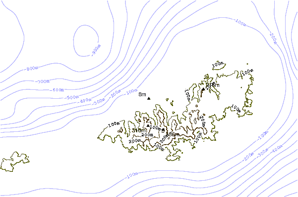Shoreline around Savu Left