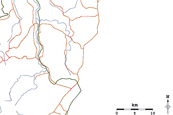 Roads and rivers around Sawtell