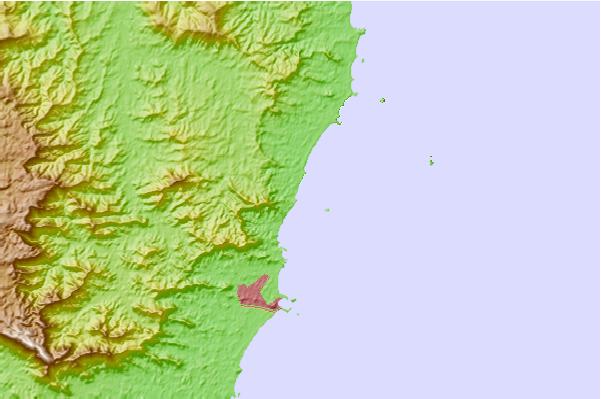 Surf breaks located close to Sawtell-The Island
