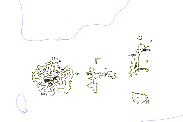 Shoreline around Scaglieri or La Biodola (Elba)