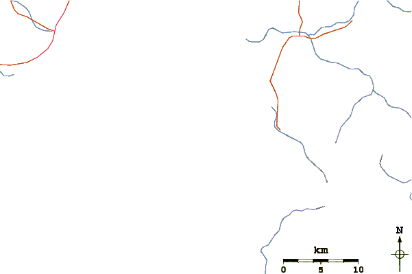 Roads and rivers around Scar Reef