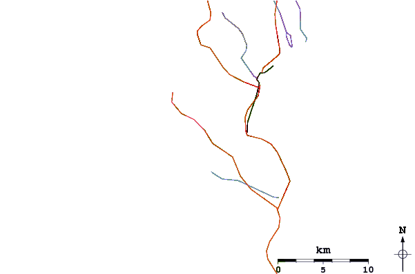 Roads and rivers around Scarborough Beach