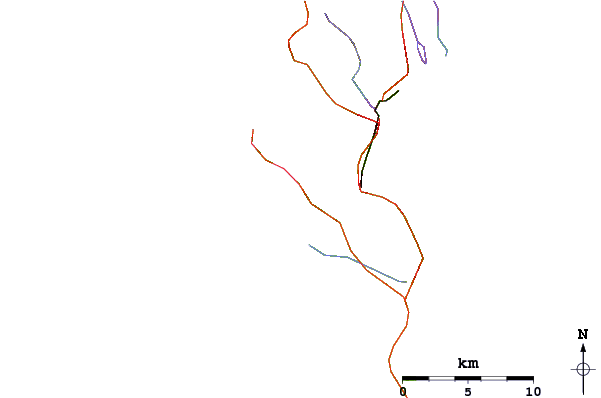Roads and rivers around Scarborough Point