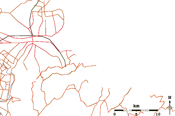 Roads and rivers around Scarborough