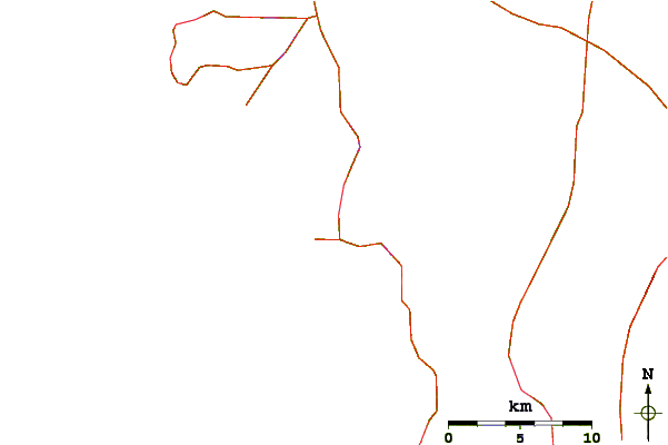 Roads and rivers around Sceale Bay