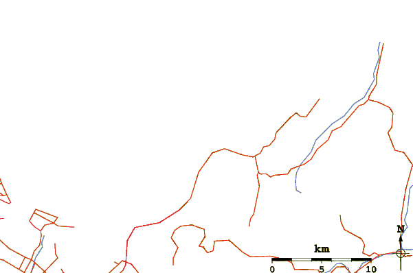 Roads and rivers around Schnappers Point