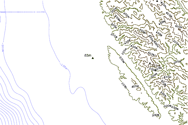 Shoreline around Schooner Gulch/Moat Creek
