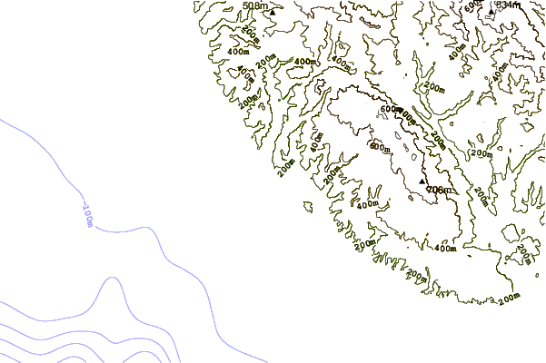 Shoreline around Scott Creek-Reef