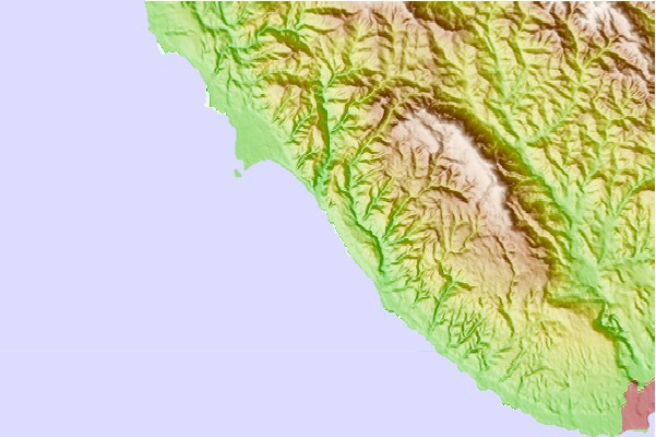 Surf spots located close to Scott Creek-Reef