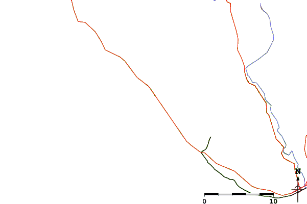 Roads and rivers around Scott Creek-Reef