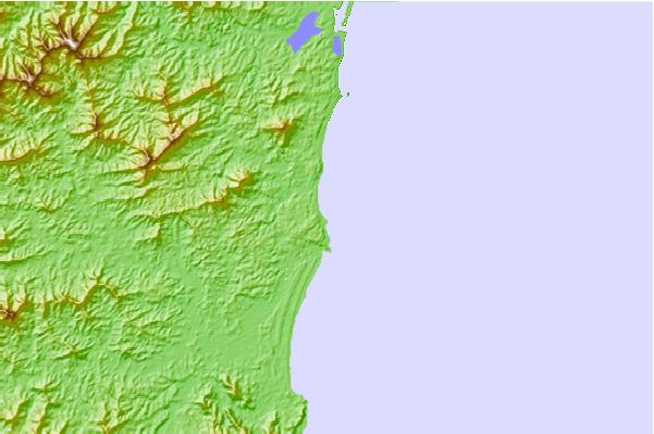 Surf breaks located close to Scotts Head
