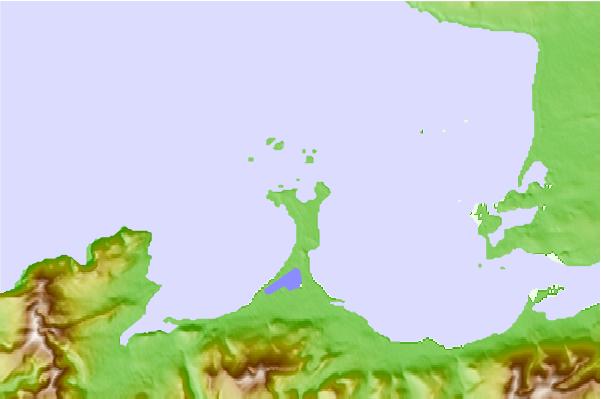 Surf spots located close to Scraggane Bay
