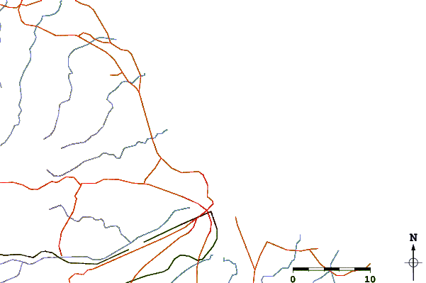 Roads and rivers around Sea Cliff