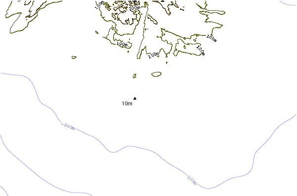 Shoreline around Sea River
