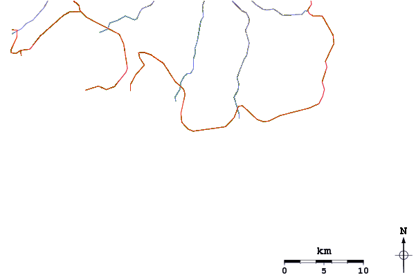 Roads and rivers around Sea River