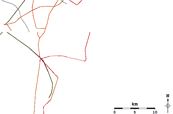 Roads and rivers around Seaside Heights/Casino Pier