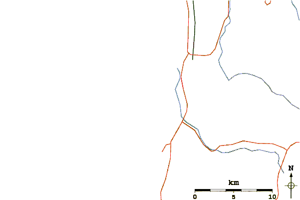 Roads and rivers around Seaside Point