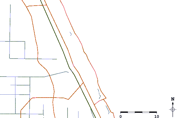 Roads and rivers around Sebastian Inlet-Second Peak