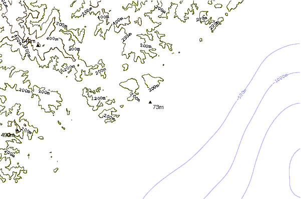 Shoreline around Second Beach (Port St Johns)