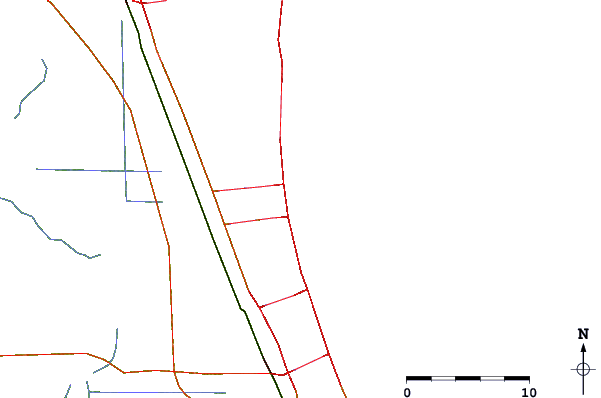 Roads and rivers around 2nd Light