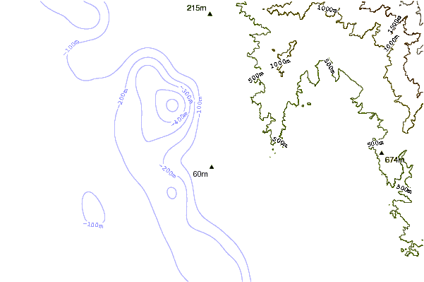 Shoreline around Secret Spot