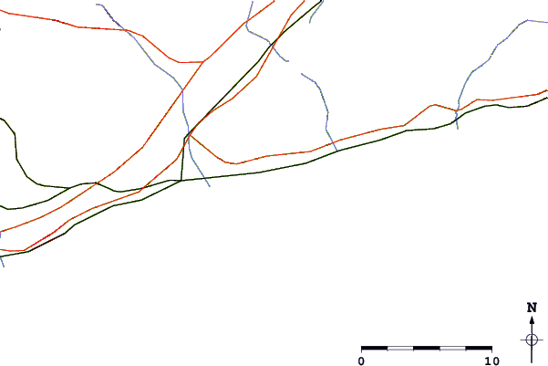 Roads and rivers around Segur de Calafell