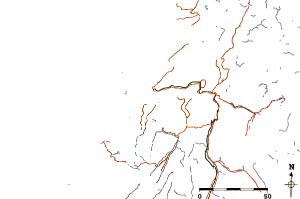 Roads and rivers around Seines