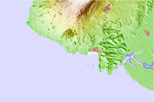 Surf spots located close to Seme Beach Limbe