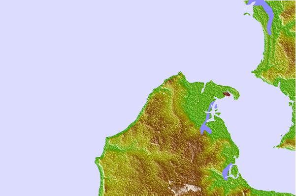 Surf spots located close to Senegambia Beach
