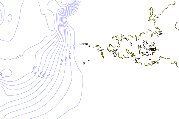 Shoreline around Senggigi