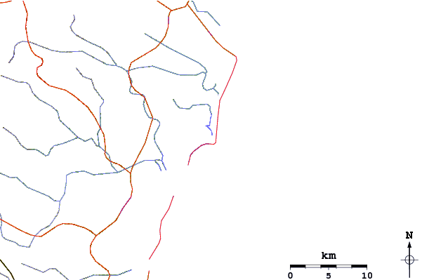 Roads and rivers around Serrambi