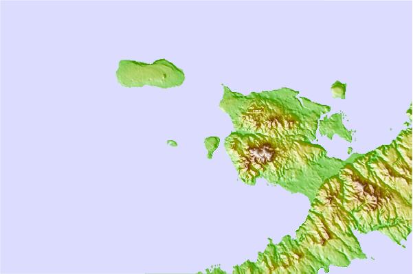 Surf spots located close to Sesako Island