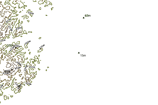 Shoreline around Setiba