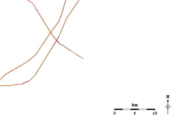 Roads and rivers around 711
