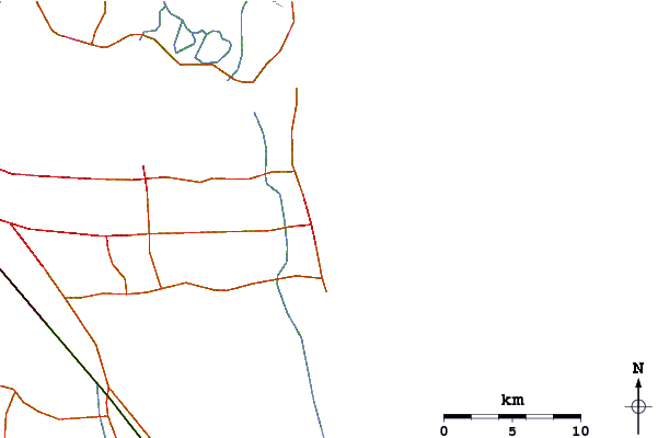 Roads and rivers around 7th Avenue