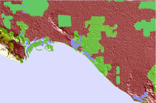 Surf spots located close to 72nd Place