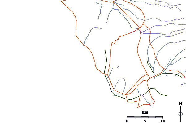 Roads and rivers around Sewers (Maili)
