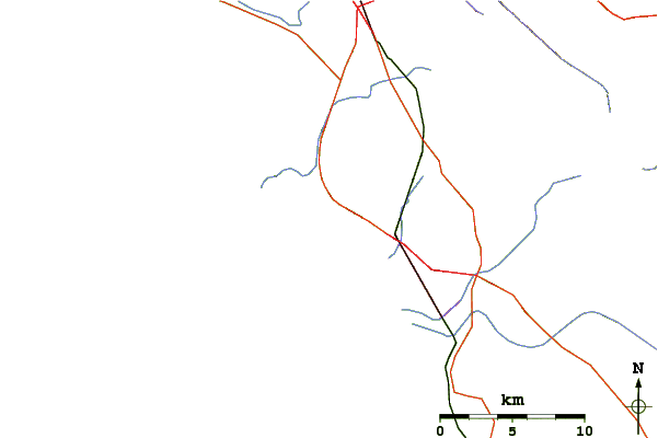 Roads and rivers around Sewers