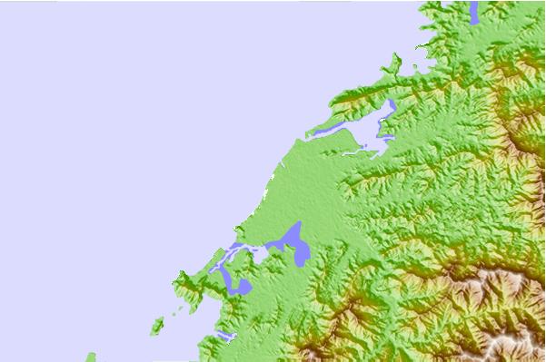 Surf spots located close to Shabandar
