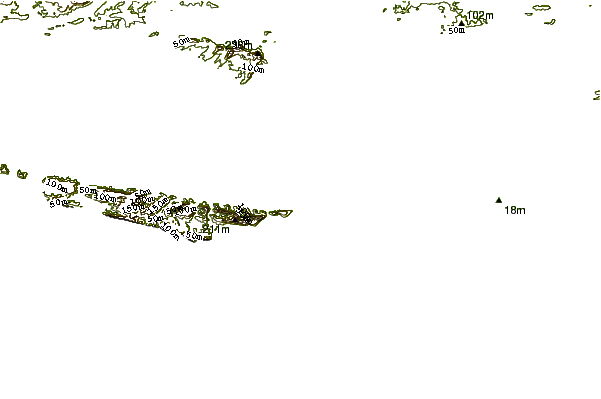 Shoreline around Shamal Bandar