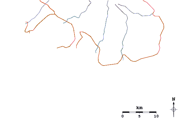 Roads and rivers around Shark Bay Rivermouth (and Reef)