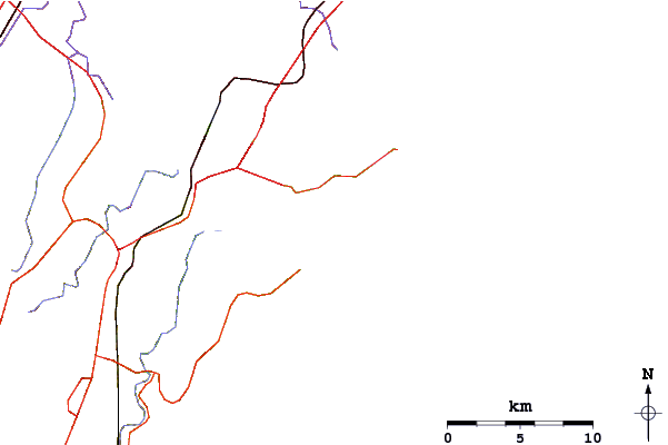 Roads and rivers around Shark Island (Cronulla)