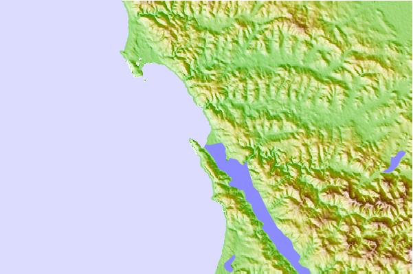 Surf spots located close to Shark Pit