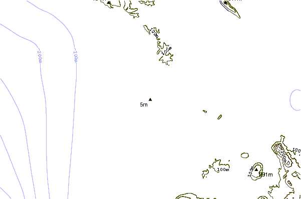 Shoreline around Shark reef