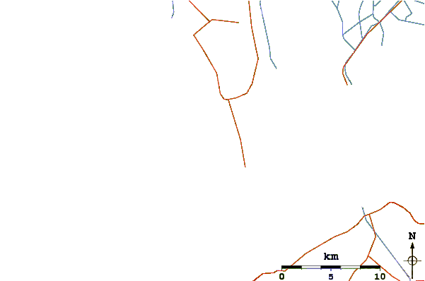 Roads and rivers around Shark reef